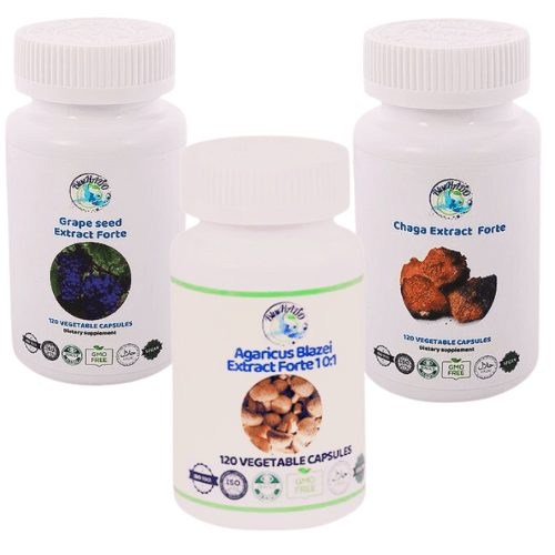 Detox Protocol – Chaga, Agaricus & Grape Seed Extract