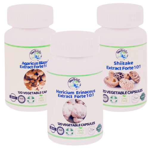 Forte Extract with Lion's Mane, Agaricus, and Shiitake – Natural Support for Muscle Health and Regeneration